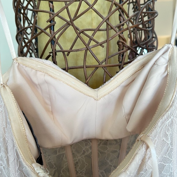 BCBG MAXARIA Oly Womens Ruffled Corset Evening Dress - Picture 6 of 11